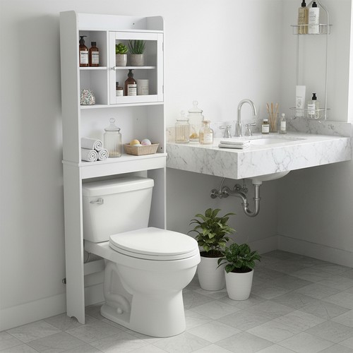 Over the toilet storage rack - over,
