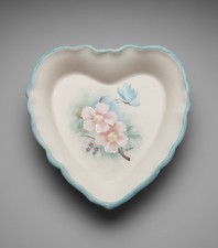 Porcelain Heart Shaped Trinket