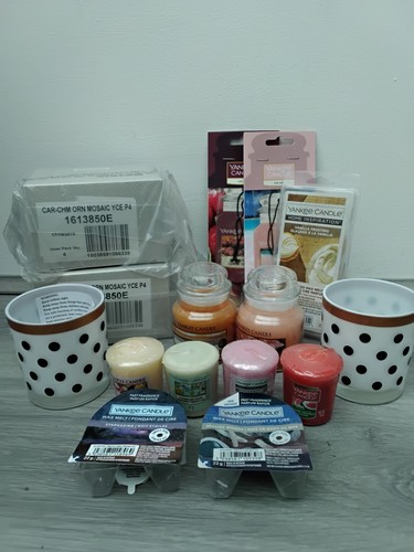 Bundle yankee candle items - yankee,