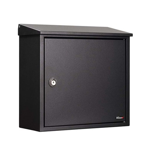 Wall mounted black - post, box