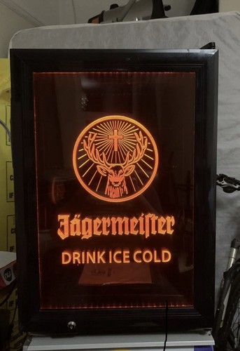 Jagermeister bar top fridge - jagermeister,