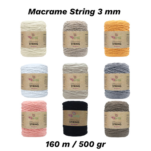Retwisst macrame string - string, |