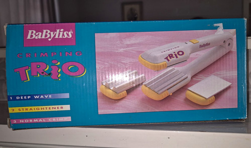 Babyliss crimping trio with - crimping,
