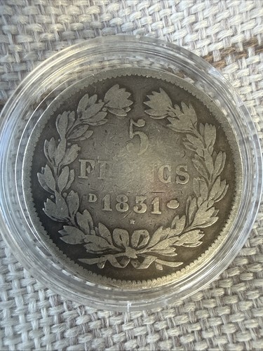 French francs silver coin - french,