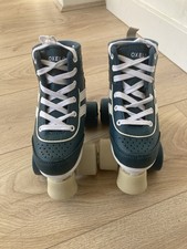 Boys Oxelo Blue & White Quad Roller Skates UK 11.5 EU 29