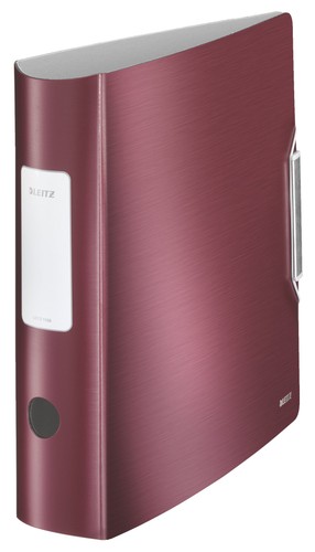 Leitz lever arch file - leitz, garnet