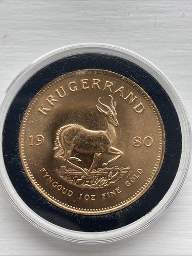 1oz gold krugerrand - 1oz, 1980