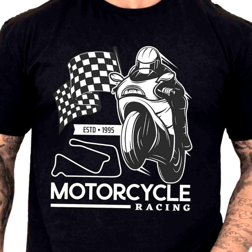Motorcycle racing shirt - racing, t-shirt