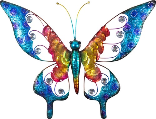 Metal butterfly garden - metal, wall