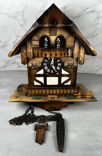 Vintage cuckoo clock swiss - vintage,