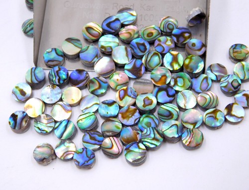 Natural abalone shell round - abalone,