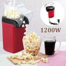 1200W Electric Popcorn Maker Oil Free Hot Air Popper Machine Healthy Pop Corn