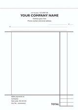 One Invoice Book Personalised