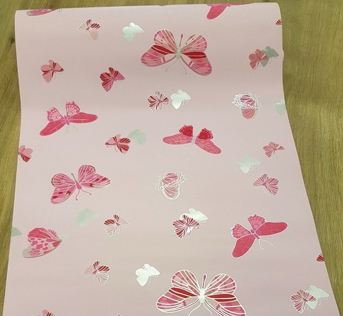 Girls pink butterfly bedroom - butterfly,