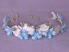 BLUE IVORY WHITE Flower Girl