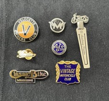 Assorted Enamel Motorbike Pin