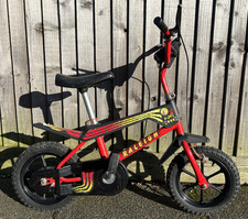 Vintage 1980s Raleigh Wolf Cub BMX Kids Bike - Mini Street Wolf