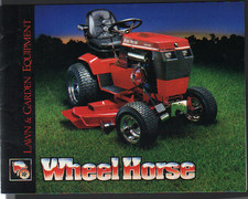 1986 Wheel Horse Lawn & Garden Equipment Brochure Leaflet