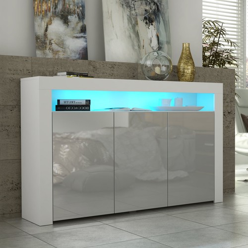 Sideboard cabinet 155cm matt - sideboard,
