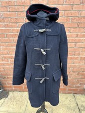 A Vintage Looking Mens Black  Duffle Coat with Toggle Fastening - Pedlars - Pea