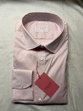 Thomas Pink Check Pink Shirt