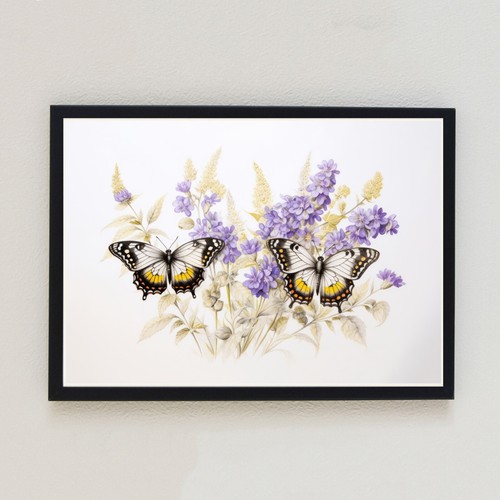 Vintage butterflies - vintage,