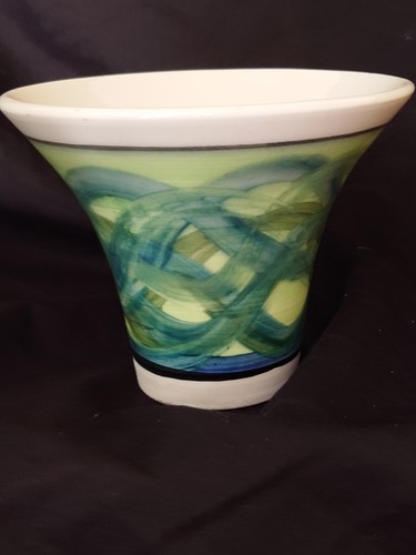Small studio pottery vase - studio,