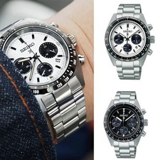 New mens seikos white black - new,