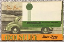 WOLSELEY FOUR FIFTY Car Sales