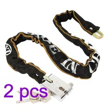  2 Pieces Motorbike Chain Lock