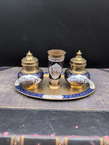 Vintage thai niello enamel - vintage,
