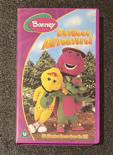 Barney outdoor adventures vhs - barney,
