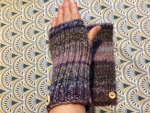 Wrist warmers hand knitted - wrist,