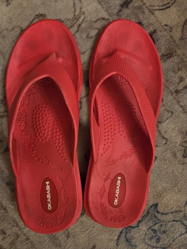 Okabashi women red maui - women's, flip