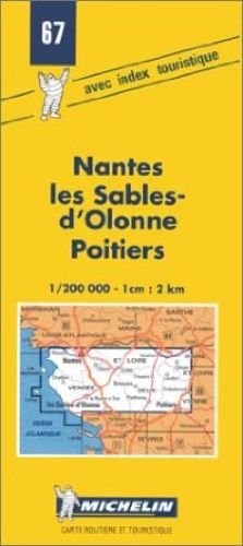 Michelin map nantes les - michelin, 67