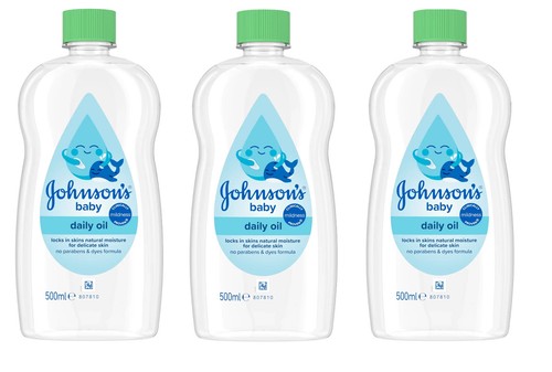 Johnson essentials baby oil - baby,