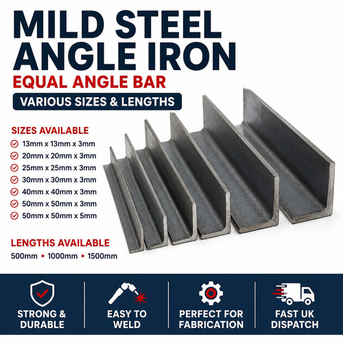 Mild steel angle - steel, iron