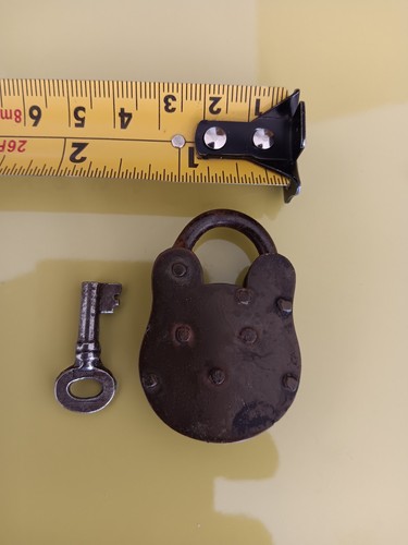 Vintage english padlock with - english,