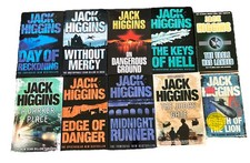 Jack Higgins Books Bundle x 10 Inc 7 Hardbacks 3 Paperbacks Some First Editions 