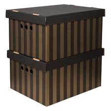 2pc decorative storage boxes - decorative,