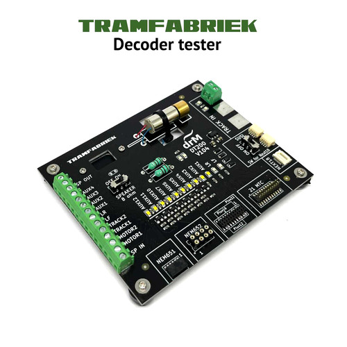Tramfabriek dcc decoder tester - dcc,