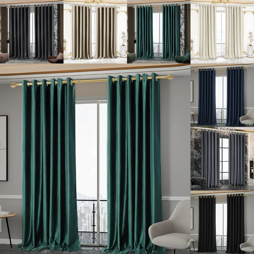 100 blackout curtains pair - 100%,