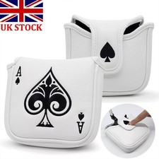 White Golf Large Mallet Putter