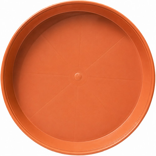 Terracotta plastic plant pot - plastic,