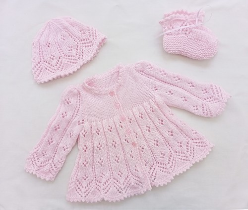 Hand knitted baby - , matinee