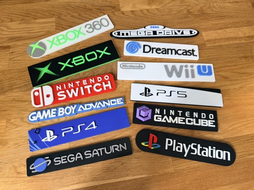 Video game magnet sign - game, 3d