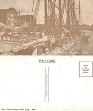 Vintage Postcard - Unloading
