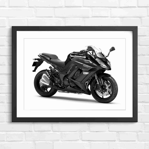 Blue kawasaki z1000 - blue,