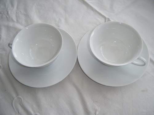 Two white porcelain rosenthal - porcelain,