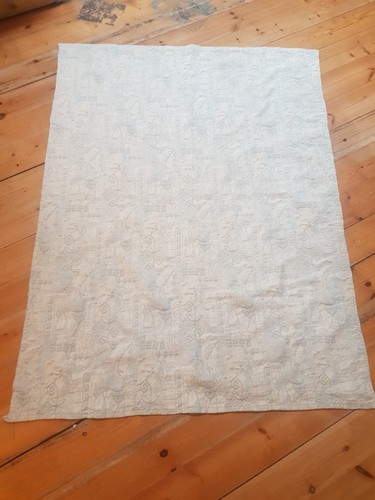 Pair vintage french damask - french,